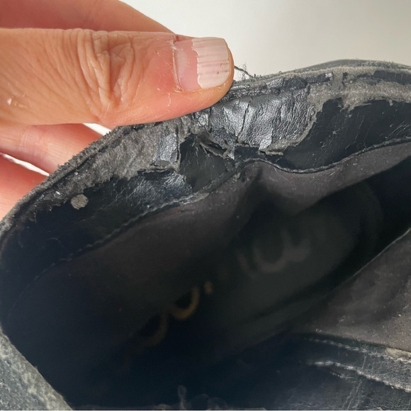 Sam Edelman Penrose Black Suede Ankle Boots - Picture 9 of 11